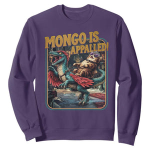Mongo is Appalled Sweatshirt Vintage Princess Cat Riding Dinosaur Sci-Fi Book Lover TS14 Purple Print Your Wear