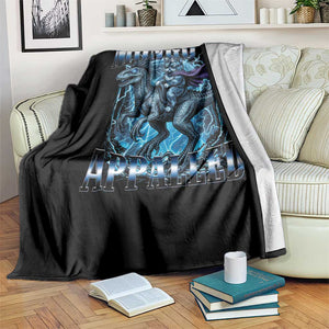 Mongo is Appalled Throw Blanket Funny Princess Cat Riding Dinosaur TS14 Print Your Wear