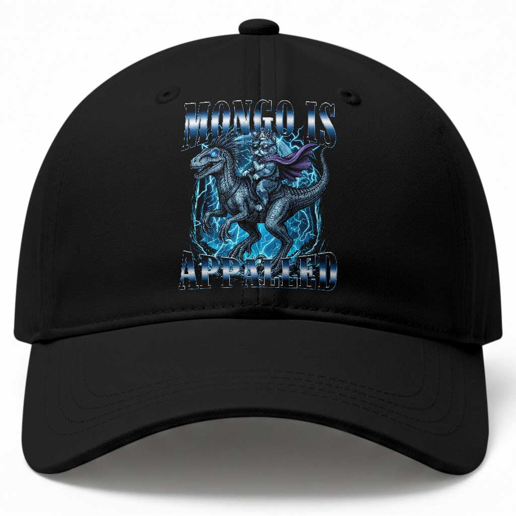 Mongo is Appalled Baseball Cap Funny Princess Donut Riding Mongo TS14 Print Your Wear