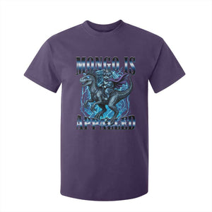 Mongo is Appalled T Shirt For Kid Funny Princess Cat Riding Dinosaur TS14 Purple Print Your Wear
