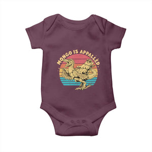Mongo is Appalled Baby Onesie Vintage Princess Cat Riding Dinosaur TS14 Maroon Print Your Wear