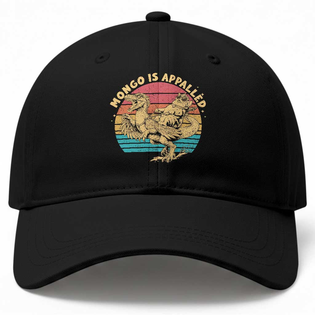 Mongo is Appalled Baseball Cap Vintage Princess Cat Riding Dinosaur TS14 Print Your Wear