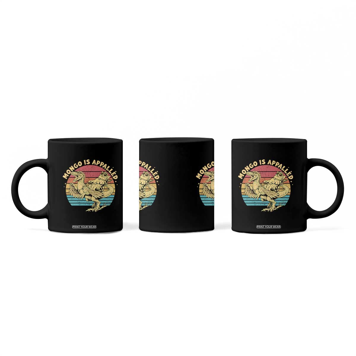 Mongo is Appalled Coffee Mug Vintage Princess Cat Riding Dinosaur TS14 Print Your Wear