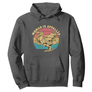 Mongo is Appalled Hoodie Vintage Princess Cat Riding Dinosaur TS14 Dark Heather Print Your Wear
