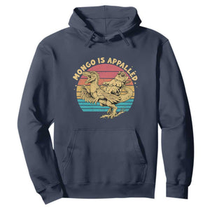 Mongo is Appalled Hoodie Vintage Princess Cat Riding Dinosaur TS14 Navy Print Your Wear