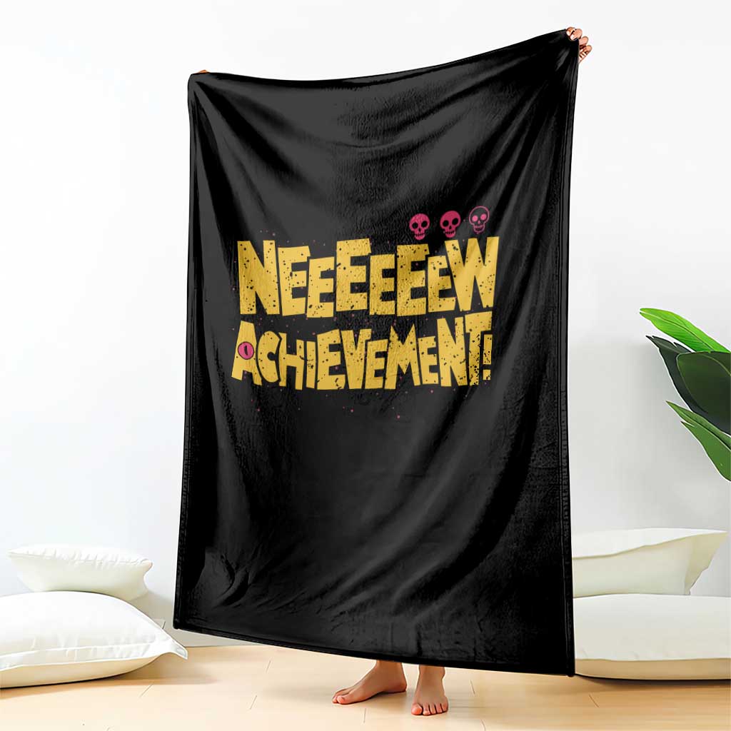 New Achievement Throw Blanket Funny Sci-Fi Book Lover TS14 Print Your Wear