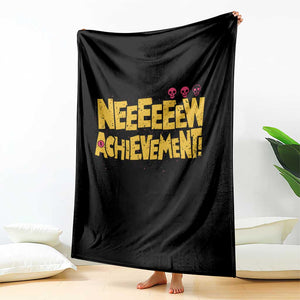 New Achievement Throw Blanket Funny Sci-Fi Book Lover TS14 Print Your Wear