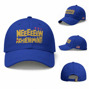 New Achievement Baseball Cap Funny Sci-Fi Book Lover TS14 Baseball Cap Universal Fit Royal Blue Print Your Wear