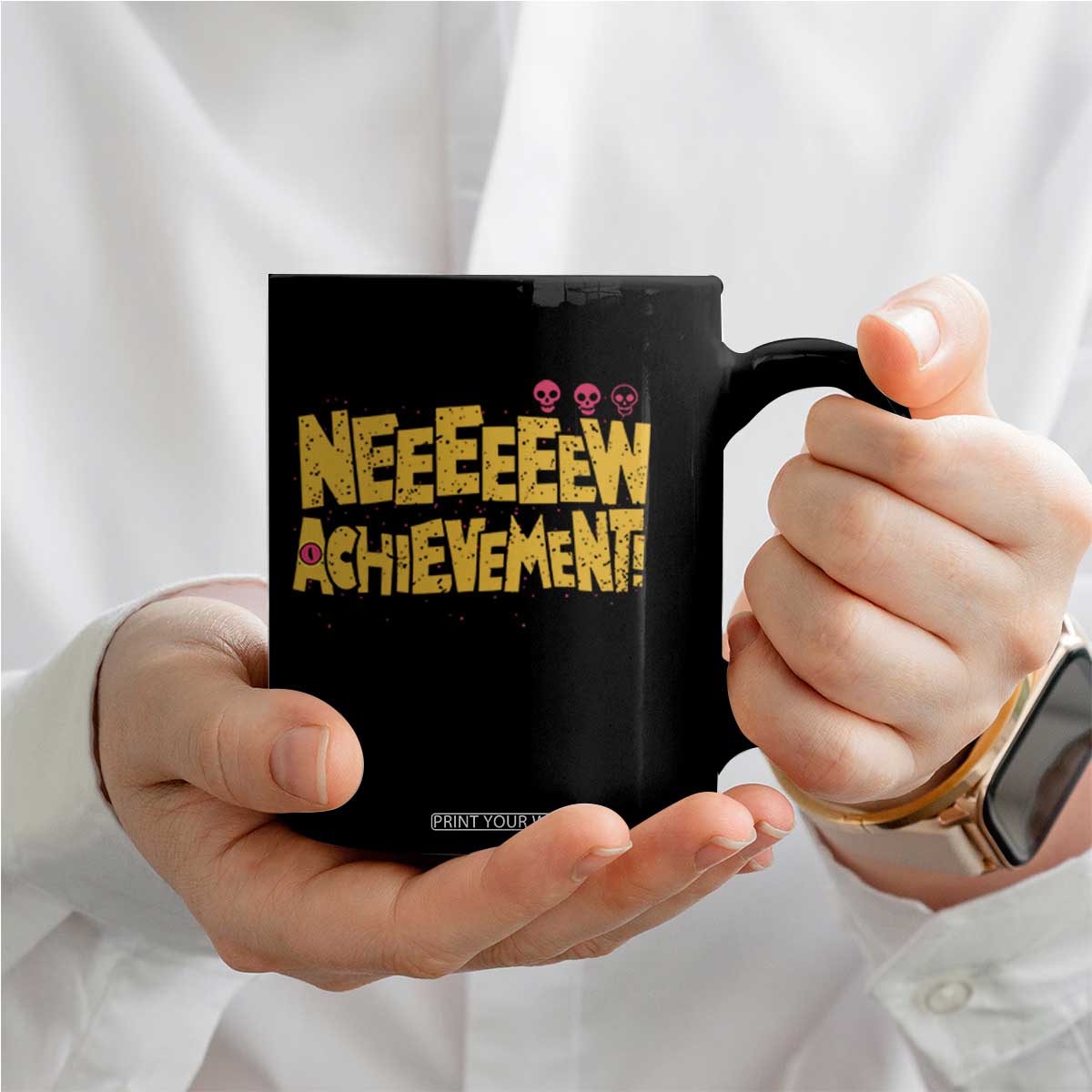 New Achievement Coffee Mug Funny Sci-Fi Book Lover TS14 Print Your Wear