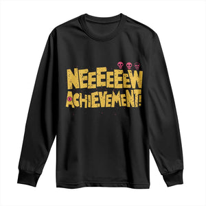 New Achievement Long Sleeve Shirt Funny Sci-Fi Book Lover TS14 Black Print Your Wear