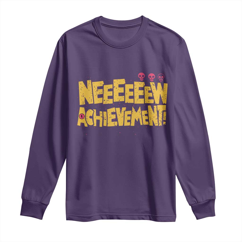 New Achievement Long Sleeve Shirt Funny Sci-Fi Book Lover TS14 Purple Print Your Wear