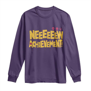 New Achievement Long Sleeve Shirt Funny Sci-Fi Book Lover TS14 Purple Print Your Wear