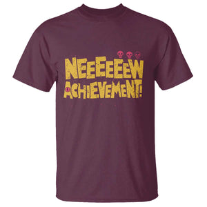 New Achievement T Shirt Funny Sci-Fi Book Lover TS14 Maroon Print Your Wear