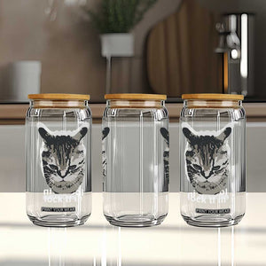 Lock TF In Cat Glass Can Funny Gen Z Meme TS14 Print Your Wear