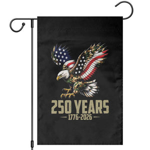 250 Years America Anniversary Garden Flag Military Eagle American Flag Camo TS14 Black Print Your Wear