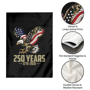 250 Years America Anniversary Garden Flag Military Eagle American Flag Camo TS14 Print Your Wear