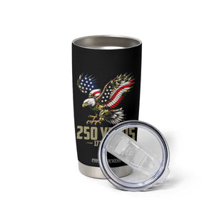 250 Years America Anniversary Tumbler Cup Military Eagle American Flag Camo TS14 Print Your Wear