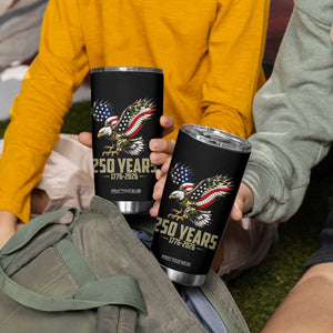250 Years America Anniversary Tumbler Cup Military Eagle American Flag Camo TS14 Print Your Wear