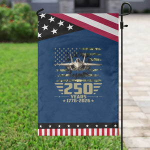 250 Years Anniversary Patriotic Garden Flag Jet Fighter US Flag Camo TS14 Classic Blue Black Print Your Wear