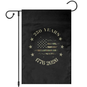 250 Years Anniversary Garden Flag Camo American Flag Independence Day TS14 Black Print Your Wear