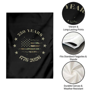 250 Years Anniversary Garden Flag Camo American Flag Independence Day TS14 Print Your Wear