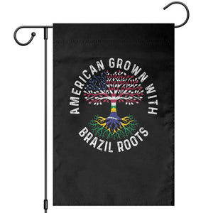 Brazilian Roots American Grown Tree Flag Garden Flag TS14 Black Print Your Wear