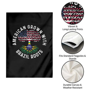 Brazilian Roots American Grown Tree Flag Garden Flag TS14 Print Your Wear