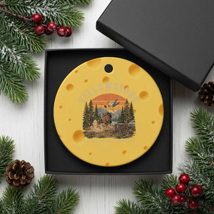 Yellowstone Do Not Pet The Fluffy Cows Ceramic Ornament Funny Bison Meme Wildlife Lover Gift TS14 1pc Yellow Cheese Print Your Wear