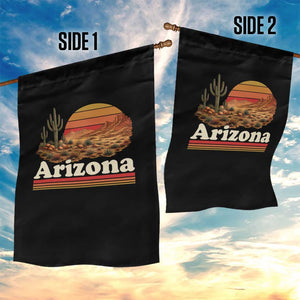 Arizona Desert Sunset Saguaro Cactus Mountains Nature Lover Garden Flag TS14 Print Your Wear