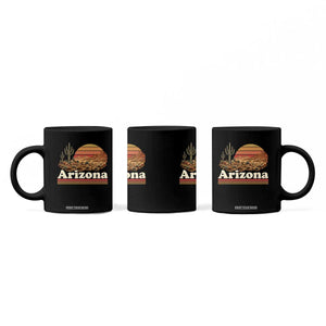 Arizona Desert Sunset Saguaro Cactus Mountains Nature Lover Coffee Mug TS14 Print Your Wear