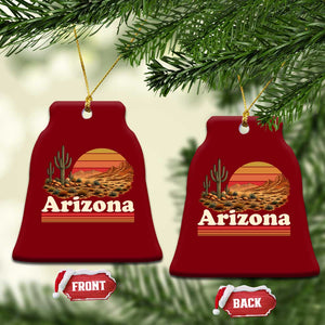 Arizona Desert Sunset Saguaro Cactus Mountains Nature Lover Ceramic Ornament TS14 Print Your Wear