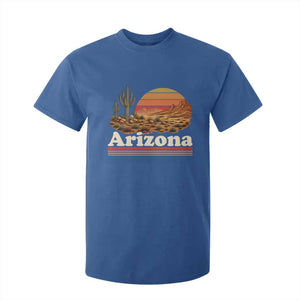 Arizona Desert Sunset Saguaro Cactus Mountains Nature Lover T Shirt For Kid TS14 Royal Blue Print Your Wear