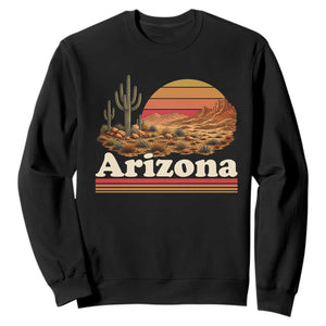 Arizona Desert Sunset Saguaro Cactus Mountains Nature Lover Sweatshirt TS14 Black Print Your Wear