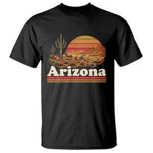 Arizona Desert Sunset Saguaro Cactus Mountains Nature Lover T Shirt TS14 Black Print Your Wear