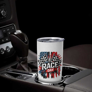 Checkered Flag Racing Tumbler Cup Race Day Team Lover TS14 Print Your Wear