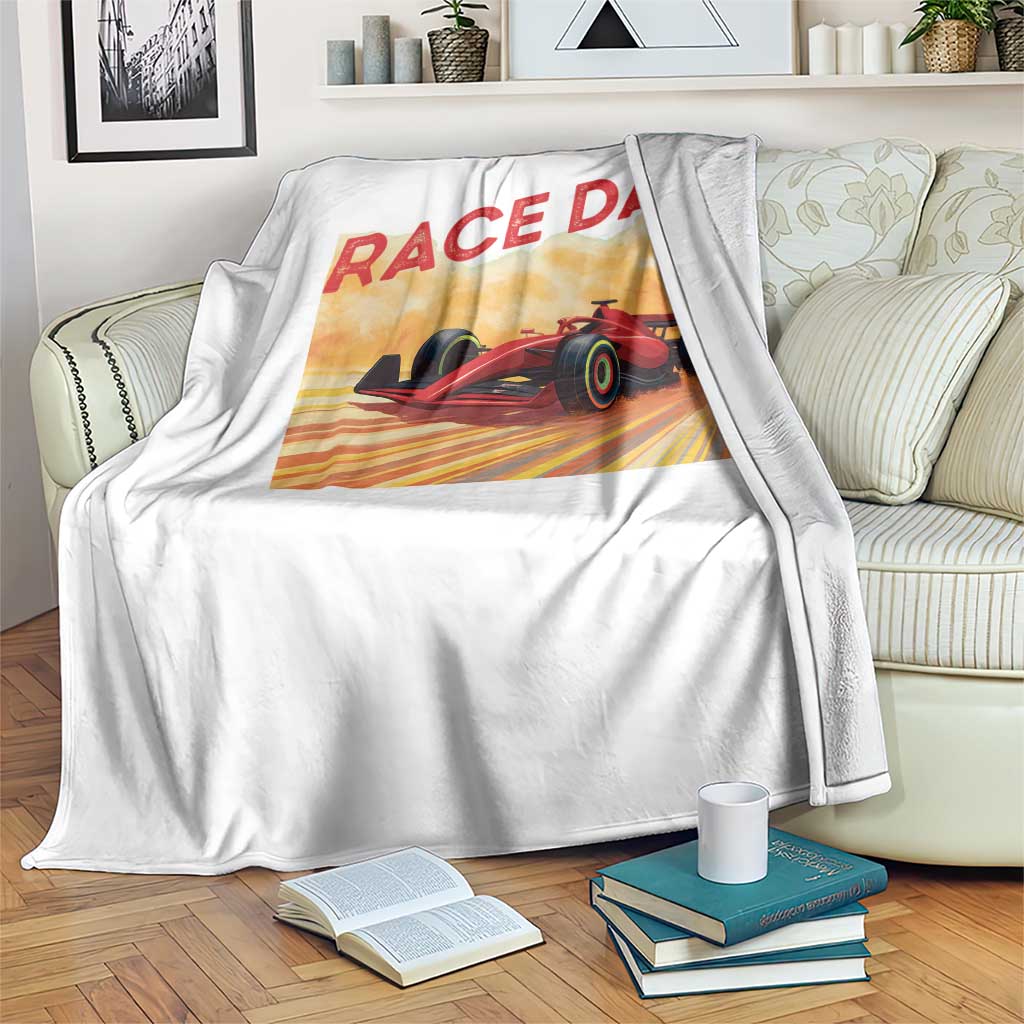 Vintage Racing Formula Car Throw Blanket TS14 Print Your Wear