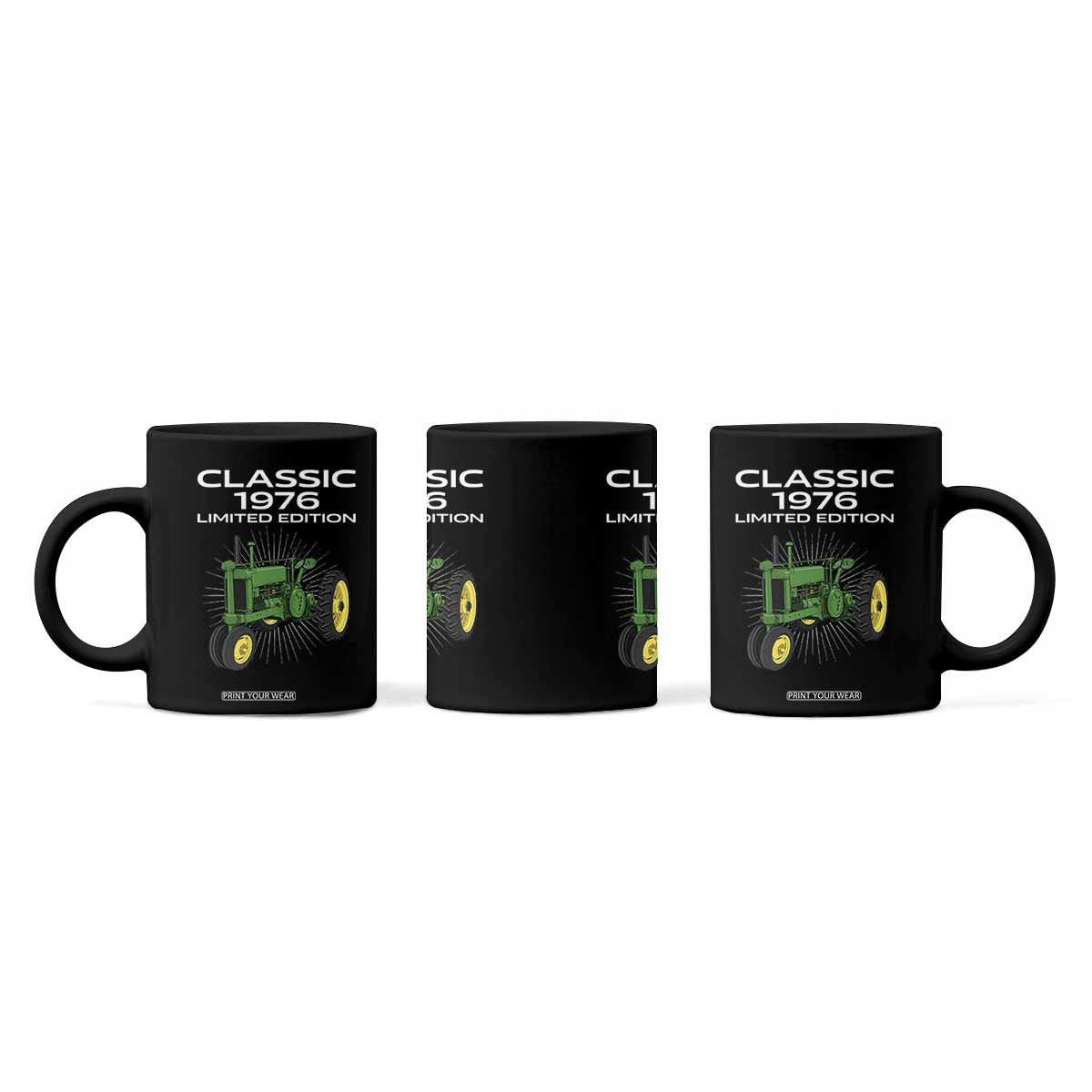 50th Birthday 1976 Limited Edition Classic Farm Tractor Coffee Mug