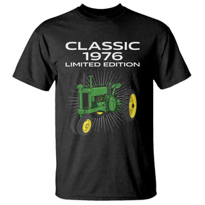 50th Birthday 1976 Limited Edition Classic Farm Tractor T Shirt