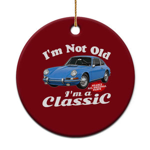 I'm Not Old I'm A Classic Ceramic Ornament Vintage 1963 Classic Sports Car