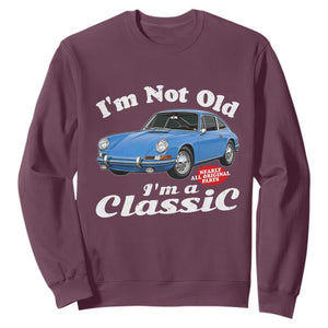 I'm Not Old I'm A Classic Sweatshirt Vintage 1963 Classic Sports Car