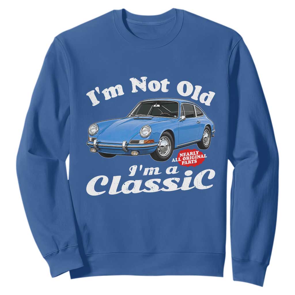 I'm Not Old I'm A Classic Sweatshirt Vintage 1963 Classic Sports Car
