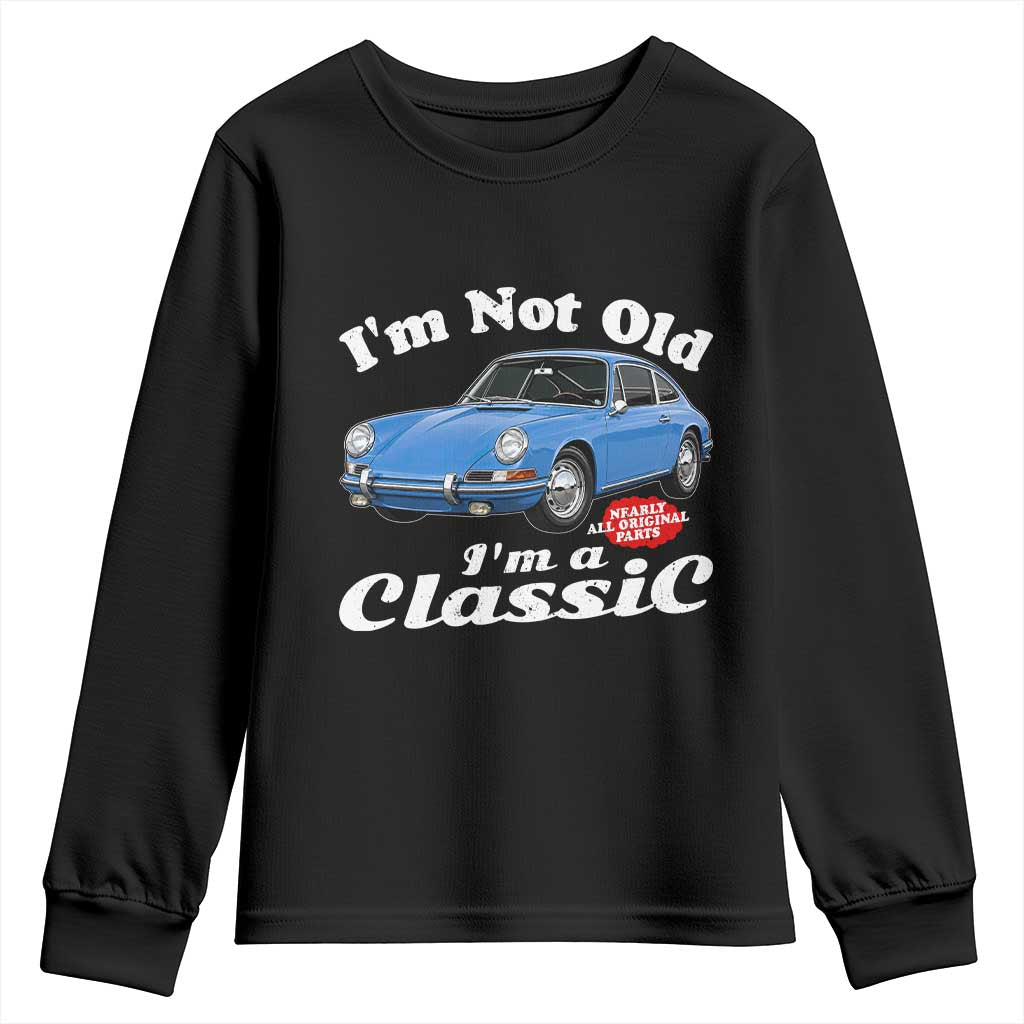 I'm Not Old I'm A Classic Youth Sweatshirt Vintage 1963 Classic Sports Car