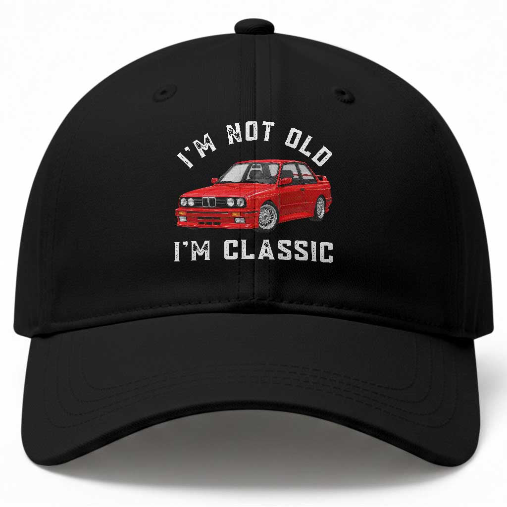 I'm Not Old I'm A Classic Baseball Cap Vintage 1986 Classic German Performance Car