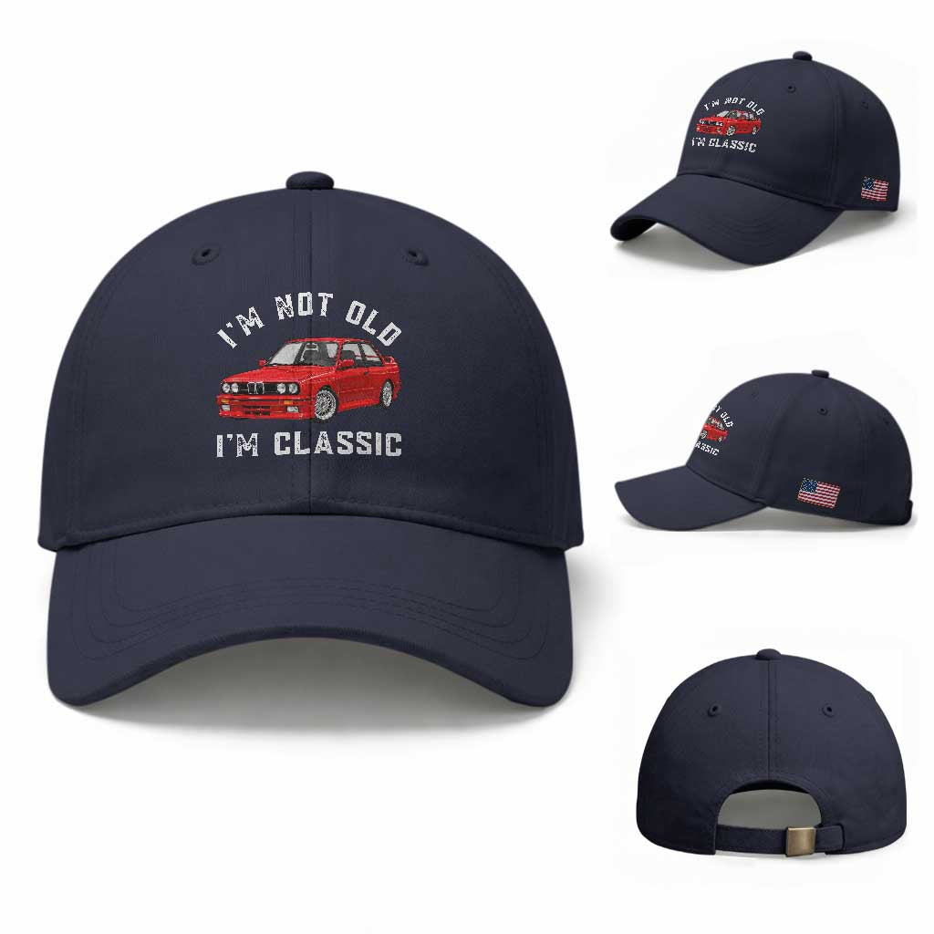 I'm Not Old I'm A Classic Baseball Cap Vintage 1986 Classic German Performance Car