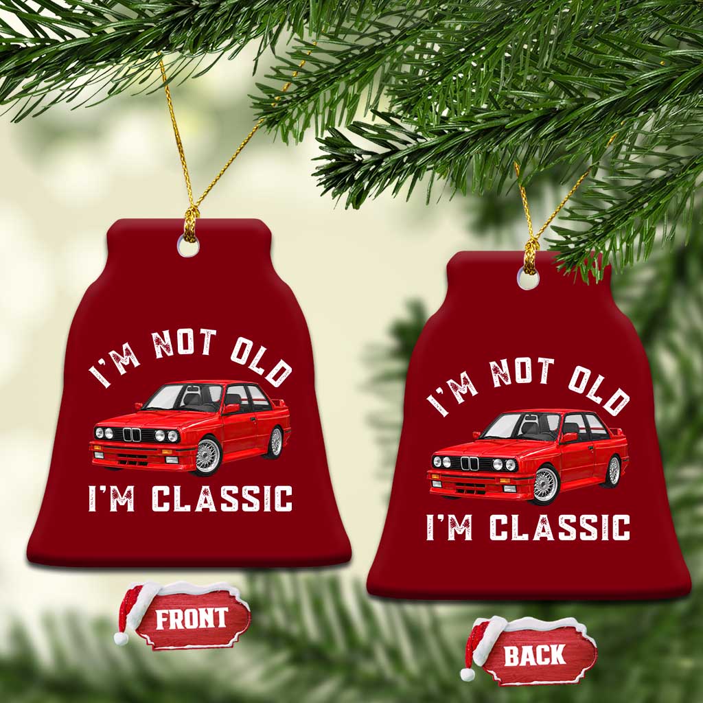 I'm Not Old I'm A Classic Ceramic Ornament Vintage 1986 Classic German Performance Car