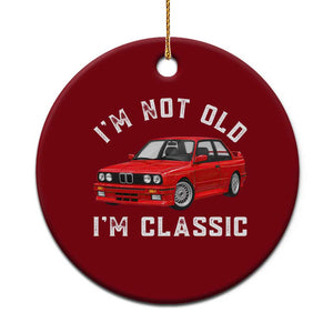 I'm Not Old I'm A Classic Ceramic Ornament Vintage 1986 Classic German Performance Car