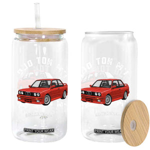 I'm Not Old I'm A Classic Glass Can Vintage 1986 Classic German Performance Car