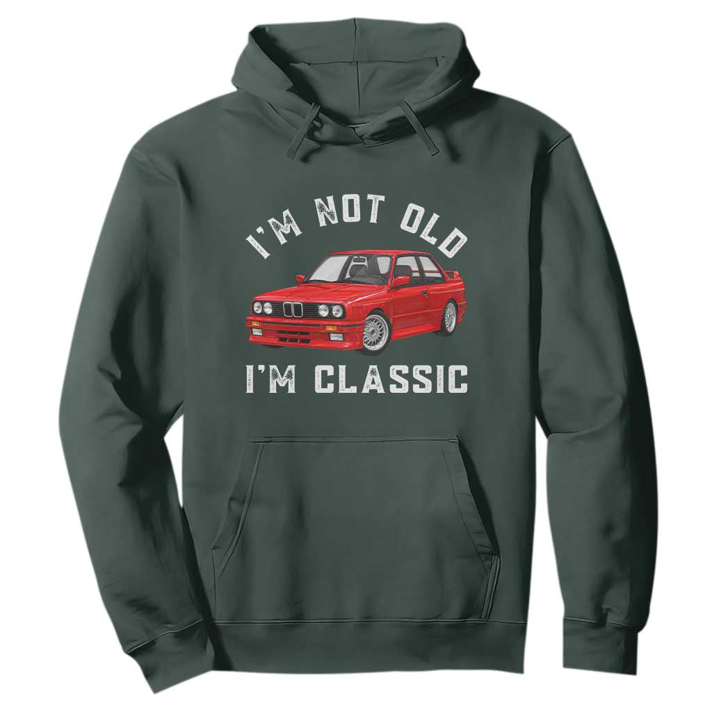 I'm Not Old I'm A Classic Hoodie Vintage 1986 Classic German Performance Car