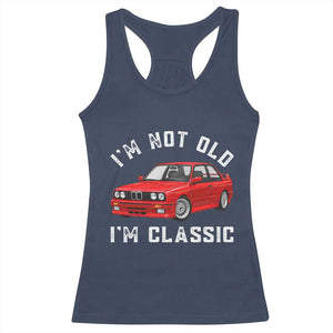 I'm Not Old I'm A Classic Racerback Tank Top Vintage 1986 Classic German Performance Car