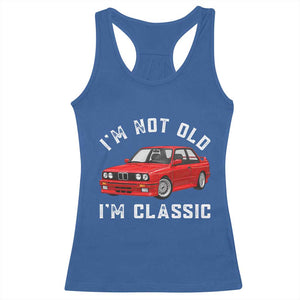 I'm Not Old I'm A Classic Racerback Tank Top Vintage 1986 Classic German Performance Car